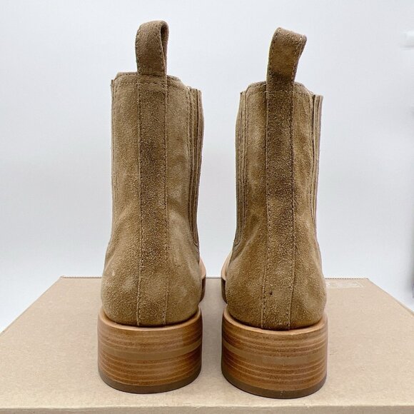 AGL Rina Women’s Ankle Boots Camel Brown Suede Pull On Booties EU 37 US 7 - Picture 10 of 15